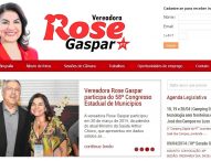 Vereadora Rose Gaspar lança seu novo Portal