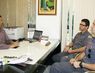 Arildo Batista faz reunião com comandante do Corpo de Bombeiros de Jacareí