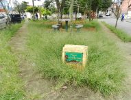 Arildo Batista atende moradores e pede manutenção em praça do Parque Itamaraty